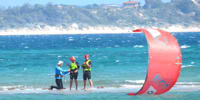 kitesurfing lessons - beginner lessons